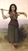William-Adolphe Bouguereau The Shepherdess oil painting